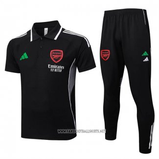 Conjunto Polo Arsenal 2025-2026 Black