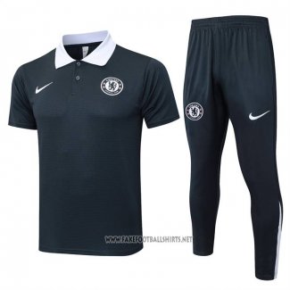 Conjunto Polo Chelsea 2025-2026 Grey