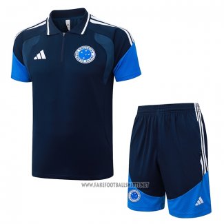 Conjunto Polo Cruzeiro 2026-2027 Blue