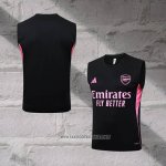 Inter Miami Training Shirt Without Sleeves 2025-2026 Black Rosa
