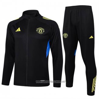 Jacket Tracksuit Manchester United 2025-2026 Yellow Black
