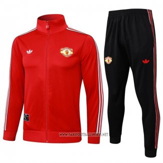 Jacket Tracksuit Manchester United Kid 2025-2026 Red