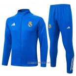 Jacket Tracksuit Real Madrid Kid 25-26 Light Blue