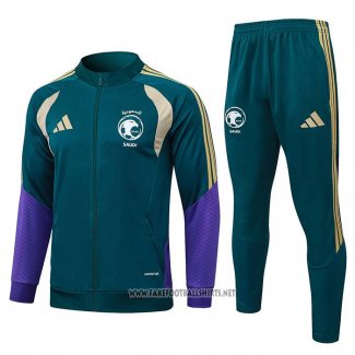 Jacket Tracksuit Saudi Arabia Kid 2025-2026 Green
