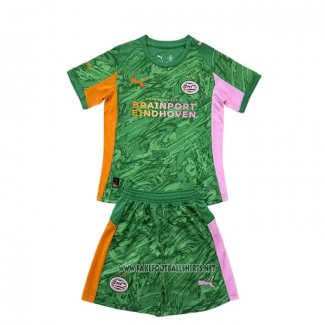 PSV Goalkeeper Shirt Kid 2025-2026 Green
