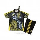 Real Madrid Dragon Shirt Kid 2025-2026 Yellow Black
