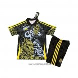 Real Madrid Dragon Shirt Kid 2025-2026 Yellow Black
