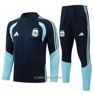 Sweatshirt Tracksuit Argentina Kid 2025-2026 Blue