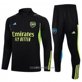 Sweatshirt Tracksuit Arsenal Kid 2023-2024 Black