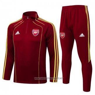 Sweatshirt Tracksuit Arsenal Kid 2025-2026 Red Yellow