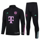 Sweatshirt Tracksuit Bayern Munich 2023-2024 Black