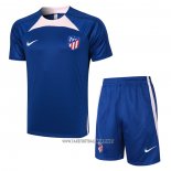 Tracksuit Atletico Madrid Short Sleeve 2023-2024 Blue - Shorts