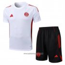 Tracksuit Bayern Munich Short Sleeve 2025-2026 White - Shorts