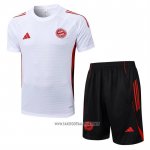 Tracksuit Bayern Munich Short Sleeve 2025-2026 White - Shorts