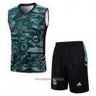 Tracksuit Real Madrid Without Sleeves 2023-2024 Green