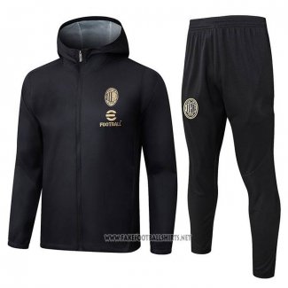 Windbreaker Tracksuit AC Milan 2025-2026 Black