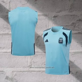 Argentina Training Shirt Without Sleeves 2025-2026 Blue