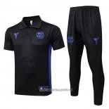 Conjunto Polo Barcelona 2025-2026 Black