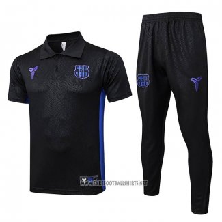 Conjunto Polo Barcelona 2025-2026 Black