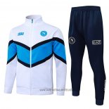 Jacket Tracksuit Napoli Kid 2025-2026 Blue White