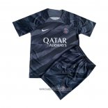 Paris Saint-Germain Goalkeeper Shirt Kid 2023-2024 Black