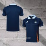 Real Madrid Shirt Polo 2024-2025 Blue