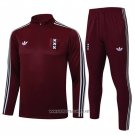 Sweatshirt Tracksuit Ajax Kid 2025-2026 Red