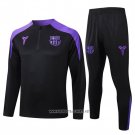 Sweatshirt Tracksuit Barcelona Kid 2025-2026 Black Purpura