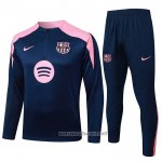 Sweatshirt Tracksuit Barcelona Kid 2025-2026 Blue Rosa