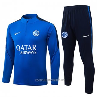 Sweatshirt Tracksuit Inter Milan Kid 2026-2027 Blue