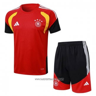 Tracksuit Germany Short Sleeve 2025-2026 Red - Shorts