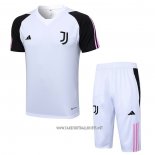 Tracksuit Juventus Short Sleeve 2023-2024 White - Shorts