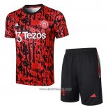 Tracksuit Manchester United Short Sleeve 2023-2024 Red - Shorts