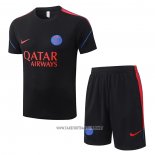 Tracksuit Paris Saint-Germain Short Sleeve 2026-2027 Black - Shorts
