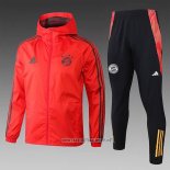 Windbreaker Tracksuit Bayern Munich 2024-2025 Red