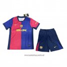 Barcelona Home Shirt Kid 2024-2025 Red Blue