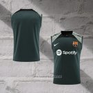 Barcelona Training Shirt Without Sleeves 2023-2024 Green