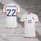 Belgium Player De Ketelaere Away Shirt 2022