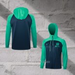 Chaqueta con Capucha del Barcelona 2023-2024 Blue and Green