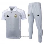 Conjunto Polo Real Madrid 2025-2026 Grey