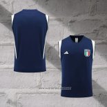 Italy Training Shirt Without Sleeves 2023-2024 Blue