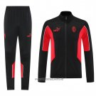 Jacket Tracksuit AC Milan Kid 2025-2026 Black