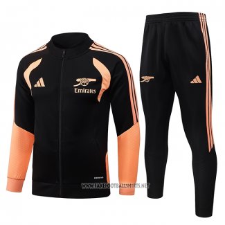 Jacket Tracksuit Arsenal Kid 2026-2027 Black Orange