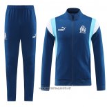 Jacket Tracksuit Olympique Marseille Kid 2023-2024 Blue