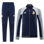 Jacket Tracksuit Real Madrid 2025-2026 Black Grey