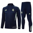 Jacket Tracksuit Real Madrid Kid 2025-2026 Blue Oscuro