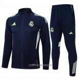 Jacket Tracksuit Real Madrid Kid 2025-2026 Blue Oscuro