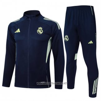 Jacket Tracksuit Real Madrid Kid 2025-2026 Blue Oscuro
