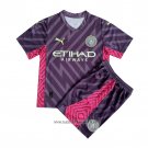 Manchester City Goalkeeper Shirt Kid 2023-2024 Purpura