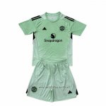 Manchester United Goalkeeper Shirt Kid 2025-2026 Green